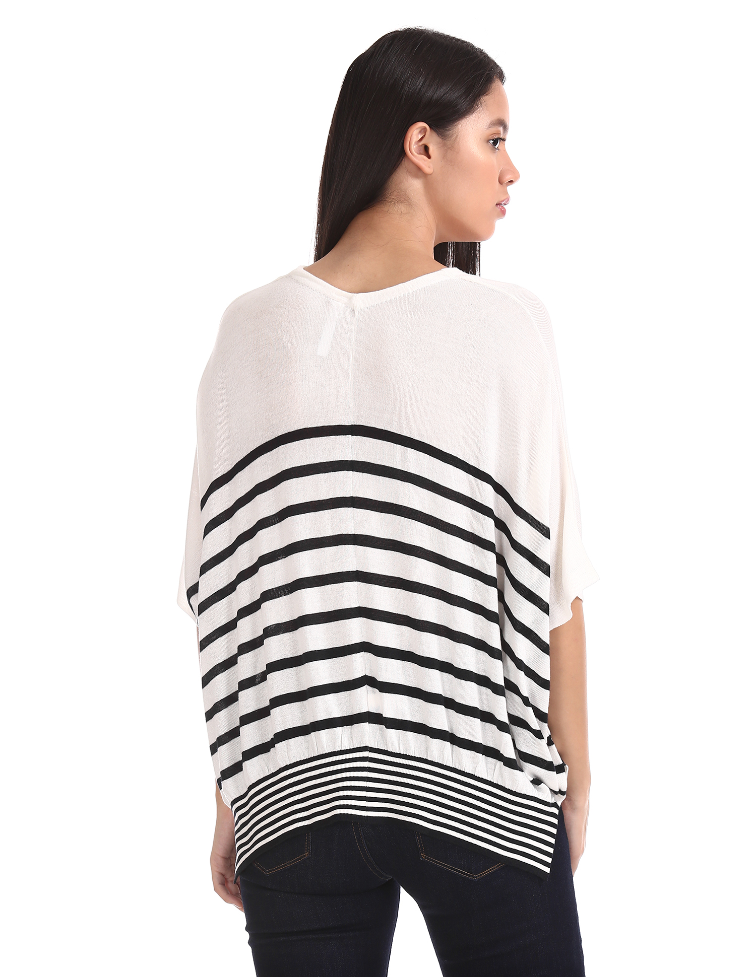 U.S. Polo Assn. Women Casual Wear Striped Top